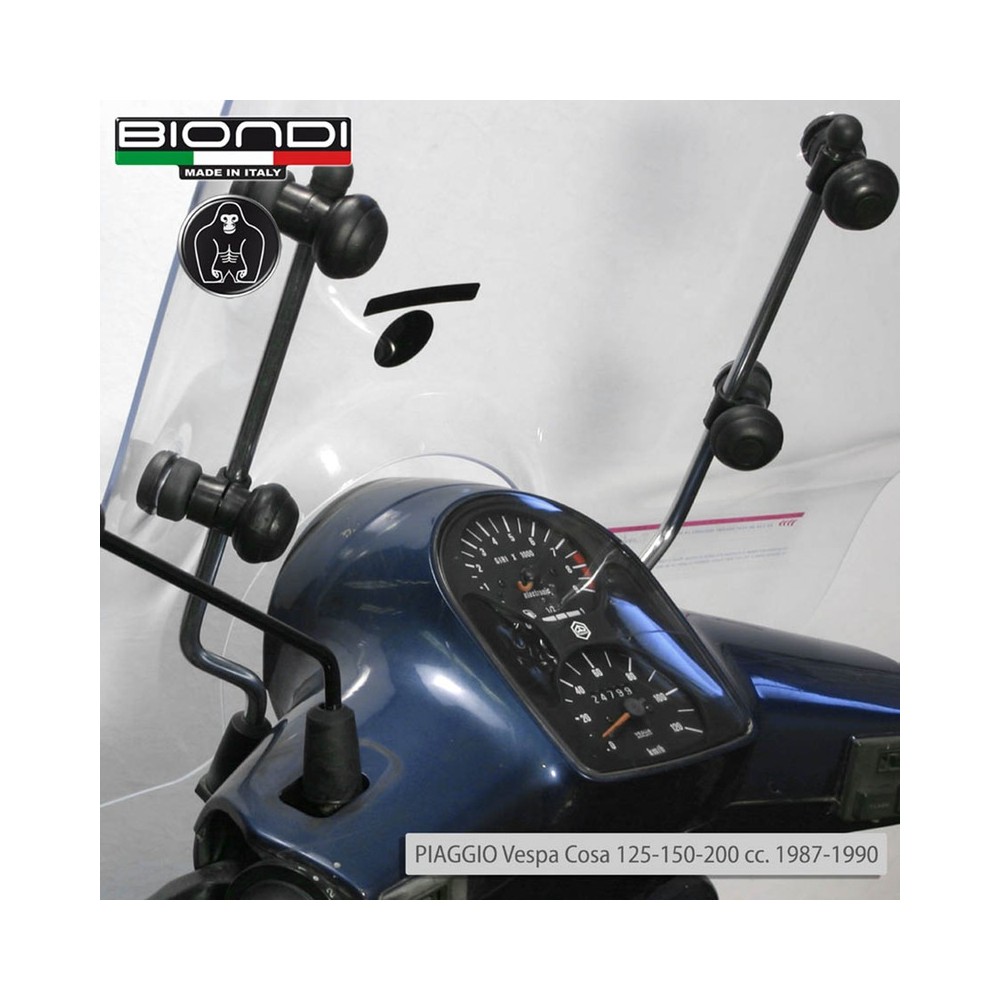 KIT ATTACCHI COSA PER GL Vespa PK 50/100/125 S 82-90 BIONDI