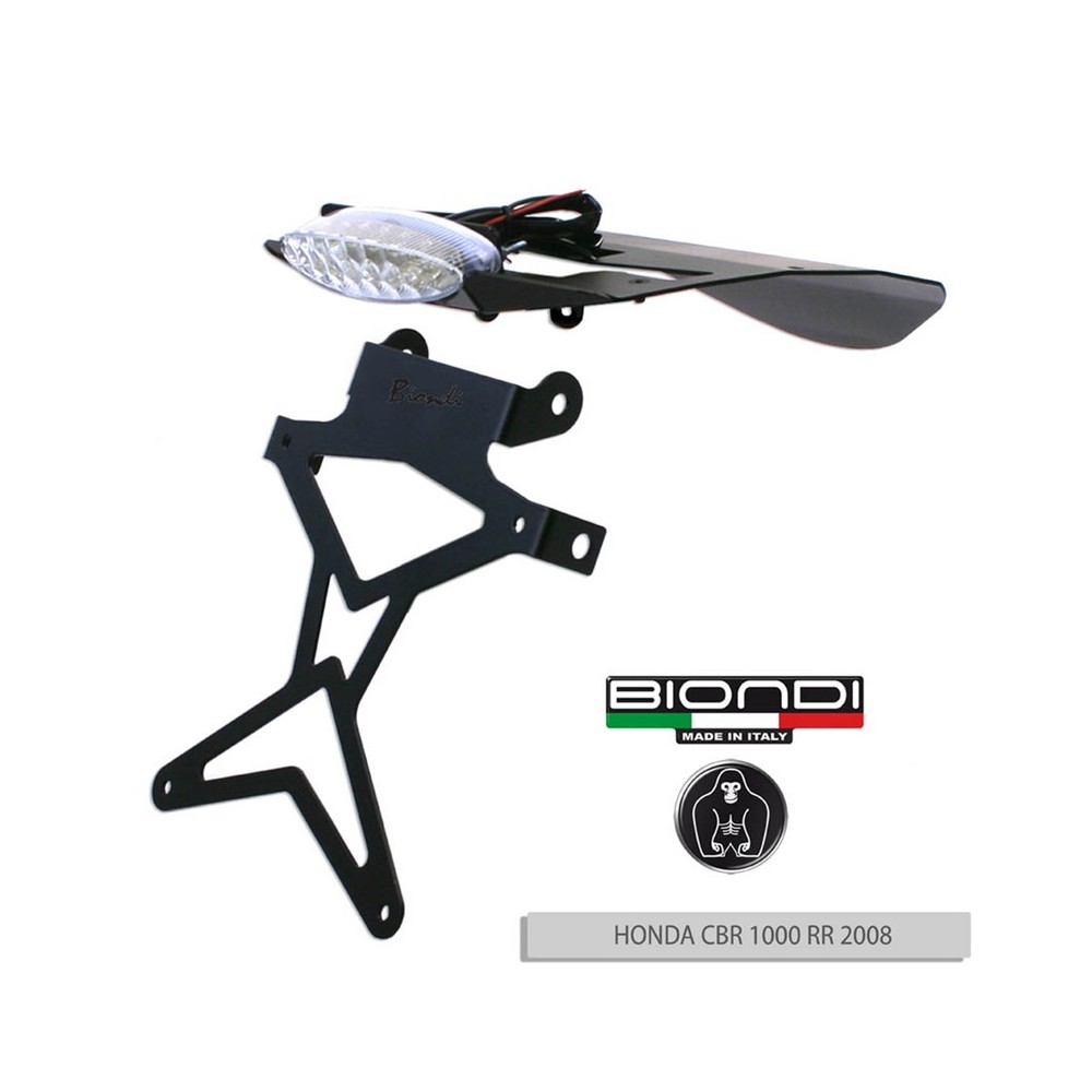 PORTATARGA HONDA CBR1000RR08-09 CON LUCE STOP Honda CBR 1000 RR 08-...