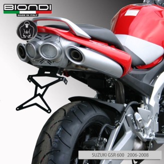 PORTATARGA SUZUKI GSR 600 06-13 REGOLABILE Suzuki GSR 600 06-13 BIONDI