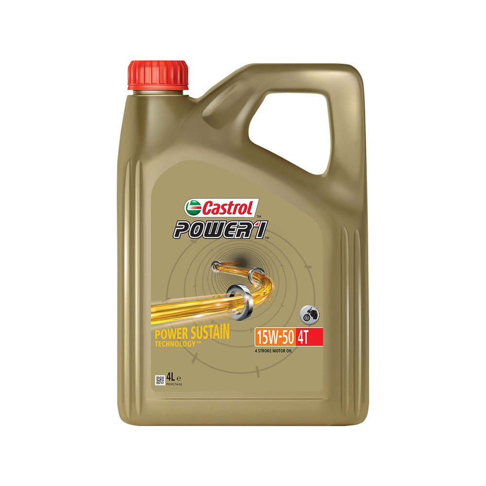 POWER 1 4T 15W-50 4L HUJ  CASTROL