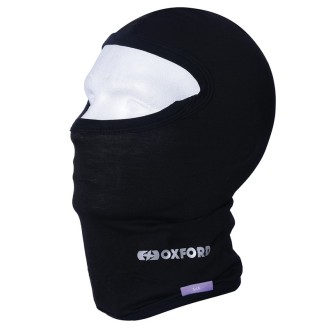 SOTTOCASCO BALACLAVA SETA NERO  OXFORD