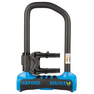 LUCCHETTO U-LOCK BLU CON CAVO260mm  OXFORD