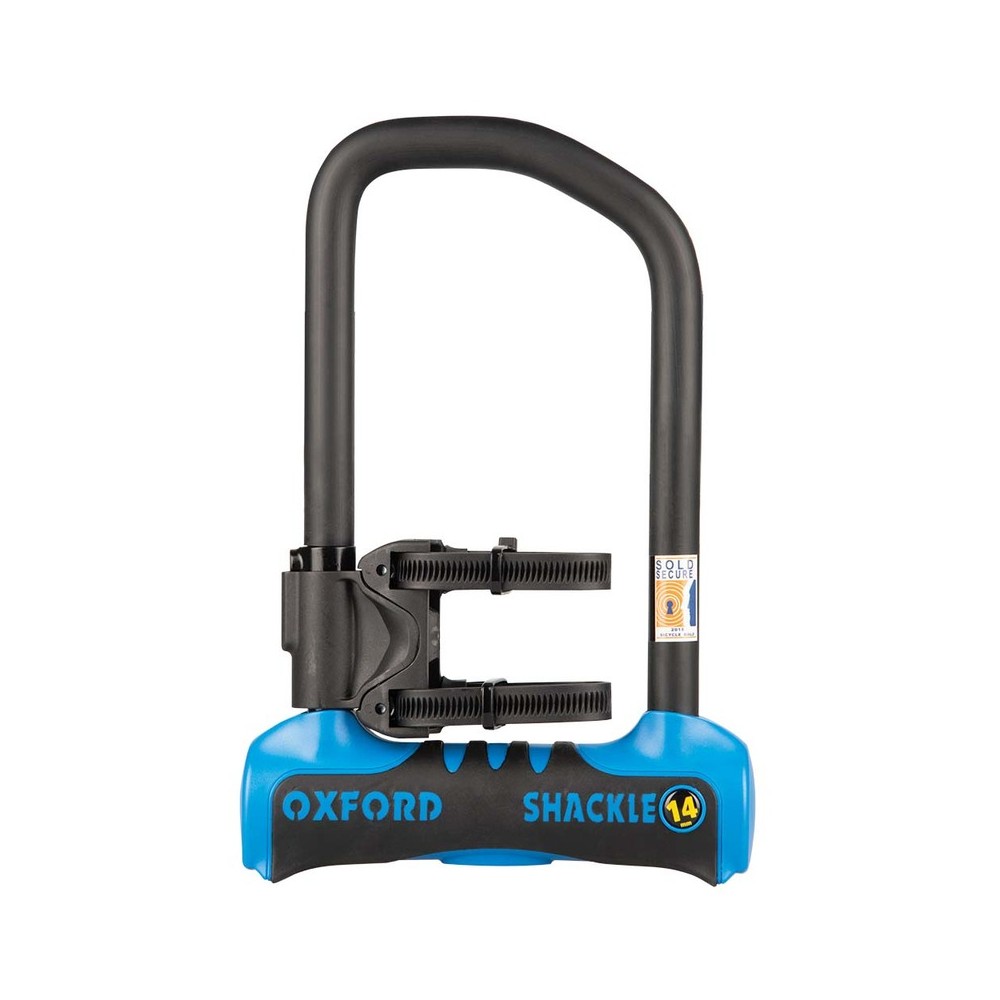 LUCCHETTO U-LOCK BLU CON CAVO260mm  OXFORD