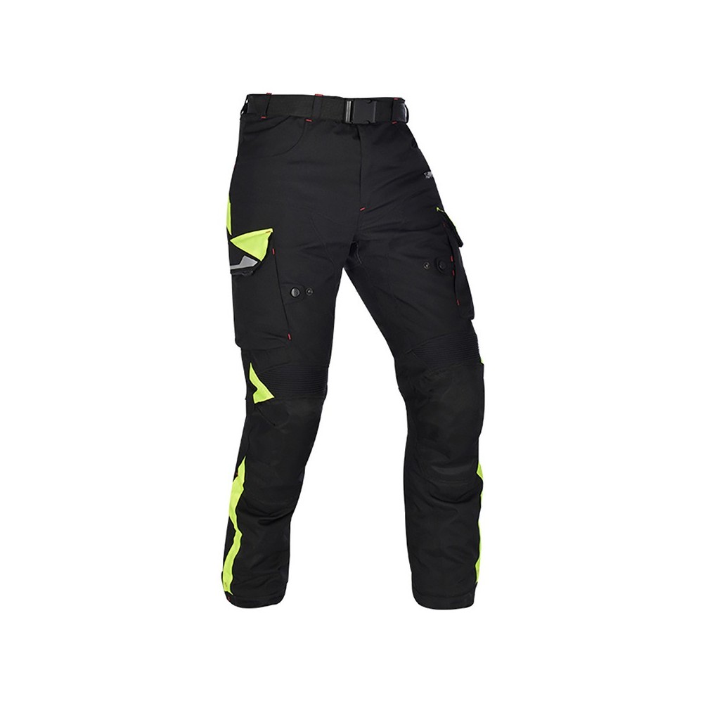 PANTALONI MONTREAL BLACK FLUO REGULAR L  OXFORD