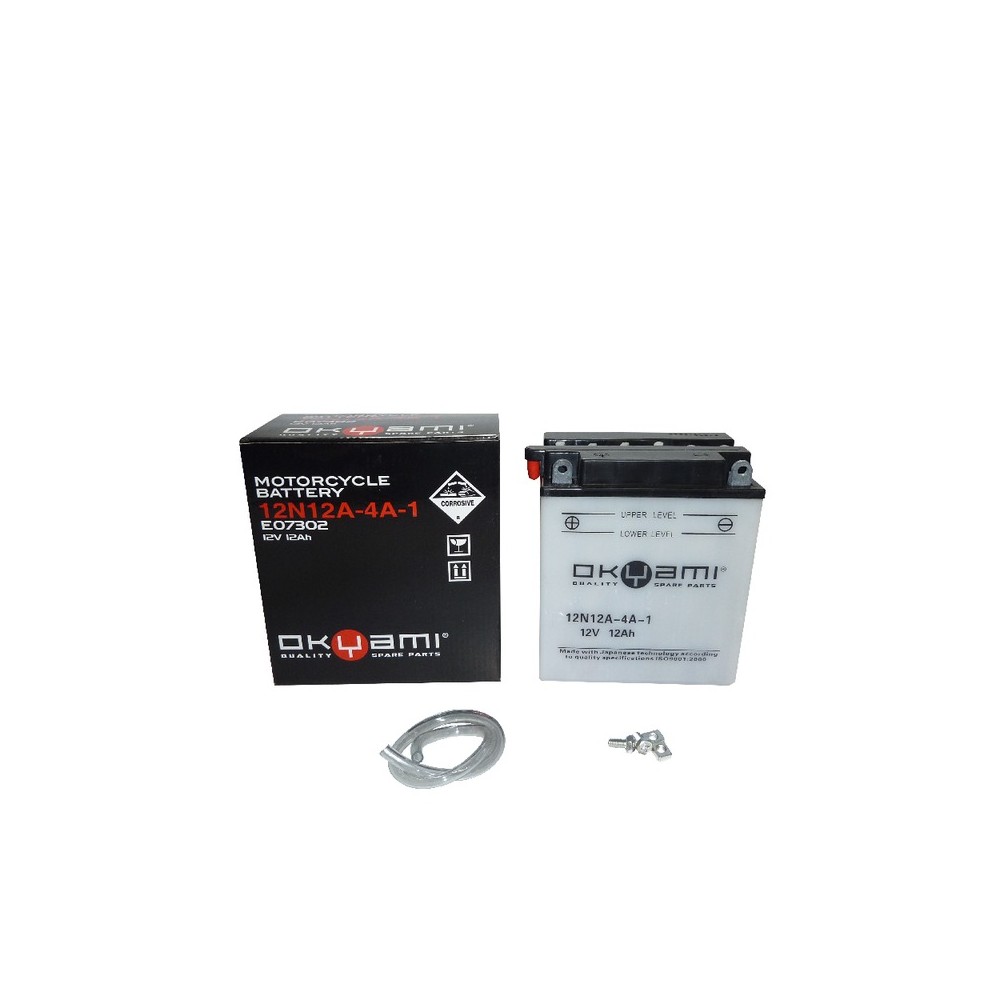 BATTERIA OKYAMI 12N12A-4A-1CON ACIDO XJ 600 85-94 OKYAMI