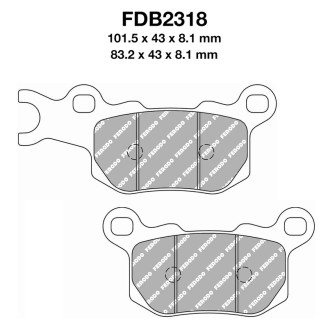 PASTIGLIE FERODO FDB2318SG CAN-AM Maverick X3 / Defender FERODO