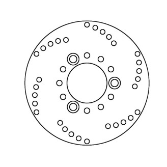 DISCO FRENO KYMCO AGILITY 12505-08 Agility 50/125 R12 05-10 FERODO