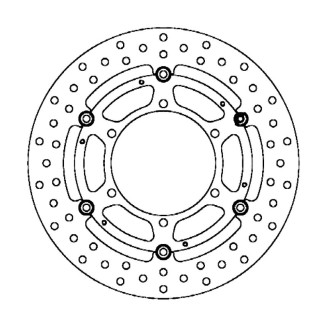 DISCO FRENO FMD0206RF K1100 RS 93-01 FERODO