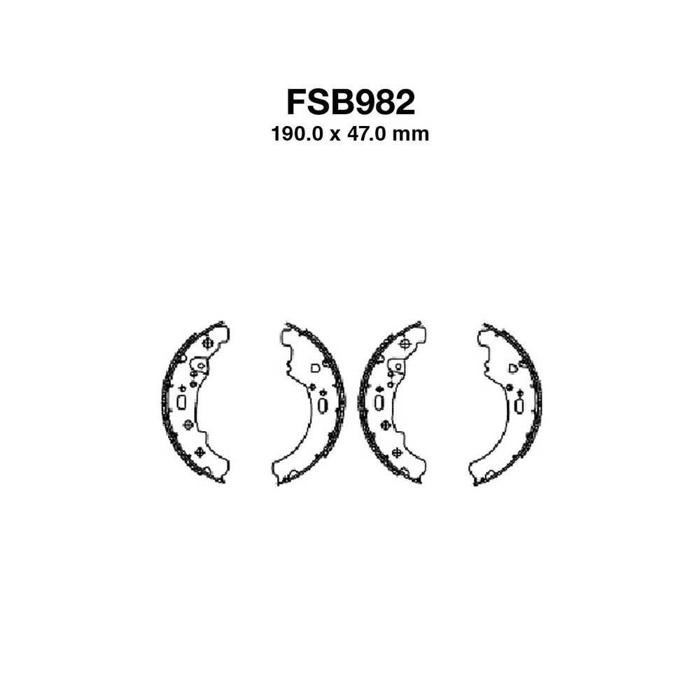 GANASCE FERODO FSB982EF  FERODO