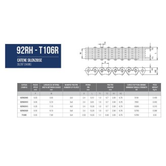 CATENA DISTRIBUZIONE KTM EX-F 250/350 17-20 KTM EX-F 250/350 17-20 ...