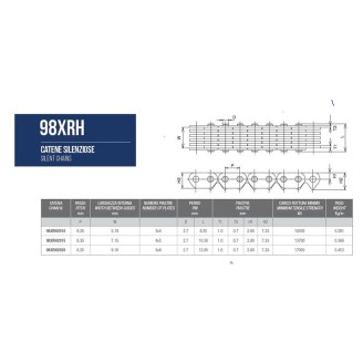 CATENA DISTRIBUZIONE YAMAHA WR 250 F 15-20 Yamaha WR 250 F15-20 MORSE