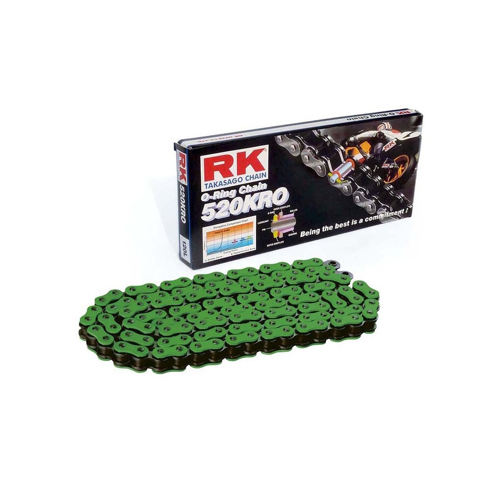 CATENA RK 520 KRO 120 MAGLIECLF VERDE  RK