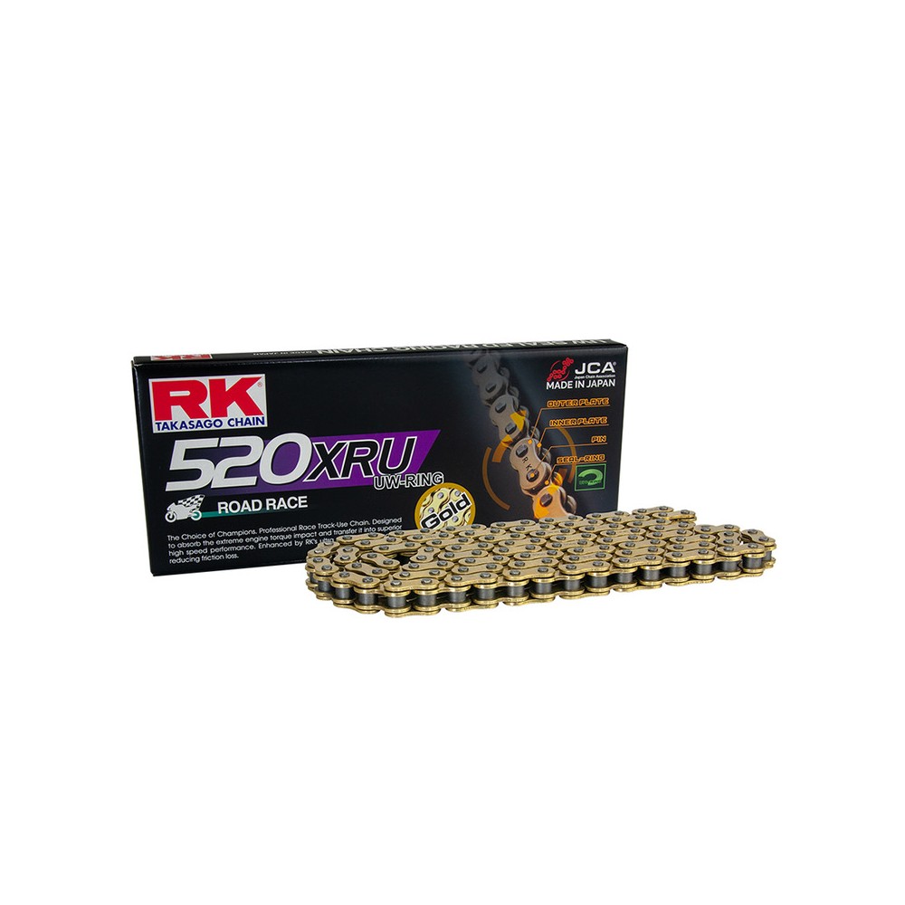 CATENA RK 520 XRU ORO 104MAGLIE  RK