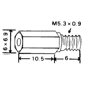 LEVA DX NERA HONDA PANTHEON125 4T 03-07 250 CB 04-06 MAGNETI MARELLI