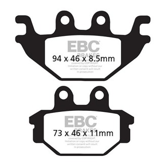 PASTIGLIE TT KYMCO KXR/MXU Kymco MXU/MXU R 250/300 04-14 EBC