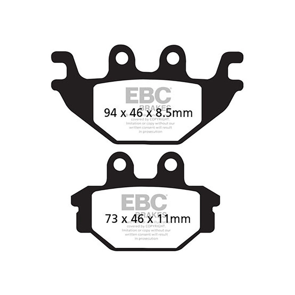 PASTIGLIE TT KYMCO KXR/MXU Kymco MXU/MXU R 250/300 04-14 EBC