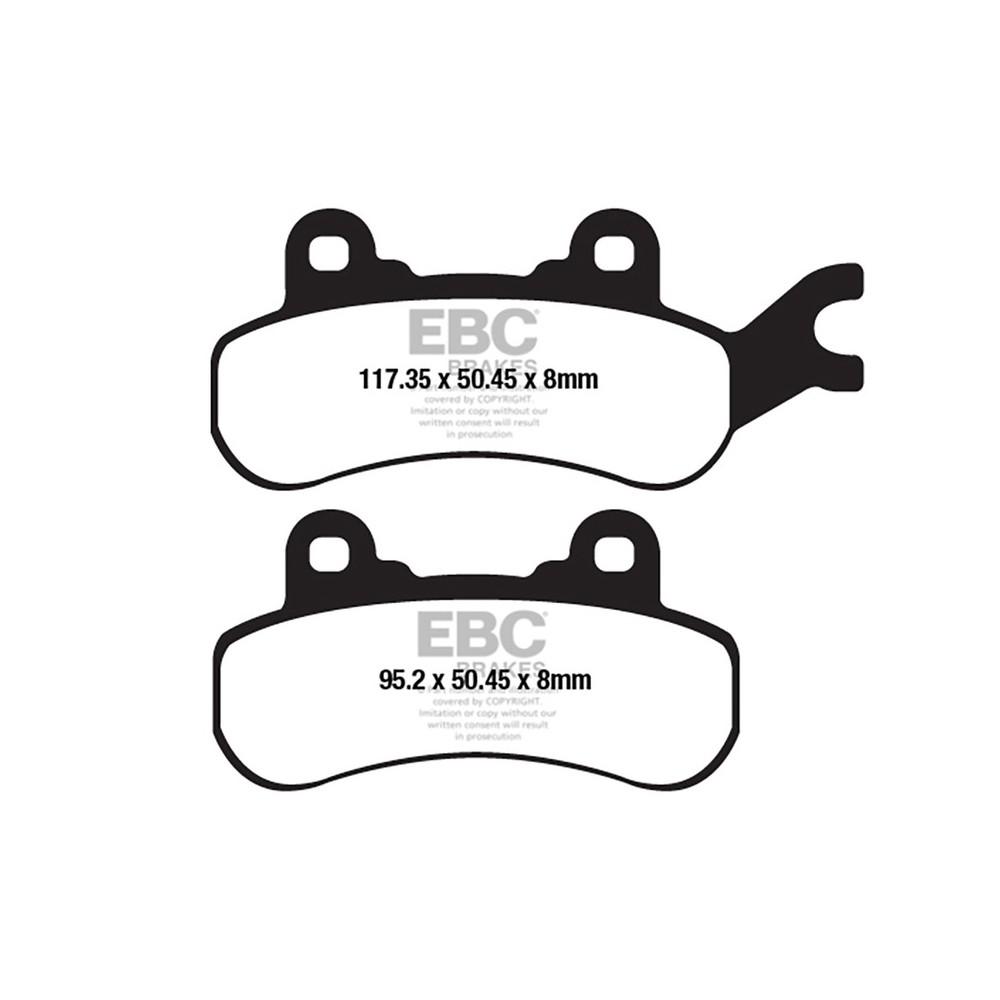 PASTIGLIE TT CAN-AM SX 500/799/976 Maverick 1000 17-28 EBC