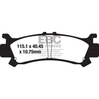 PASTIGLIE TT FA702TT UTV Honda EBC