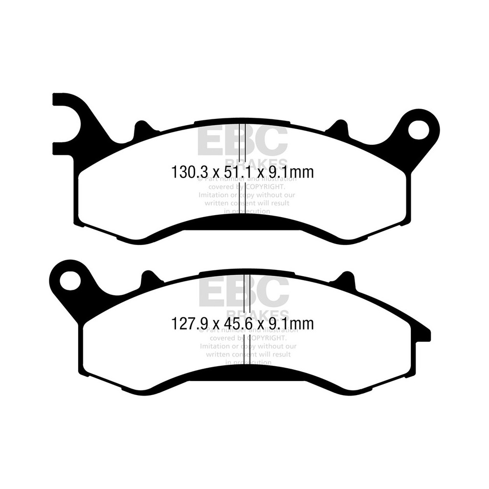 PASTIGLIE TT LEXMOTO,SINNIS ANTERIORE Sinnis Hoodium 125 17-20 EBC