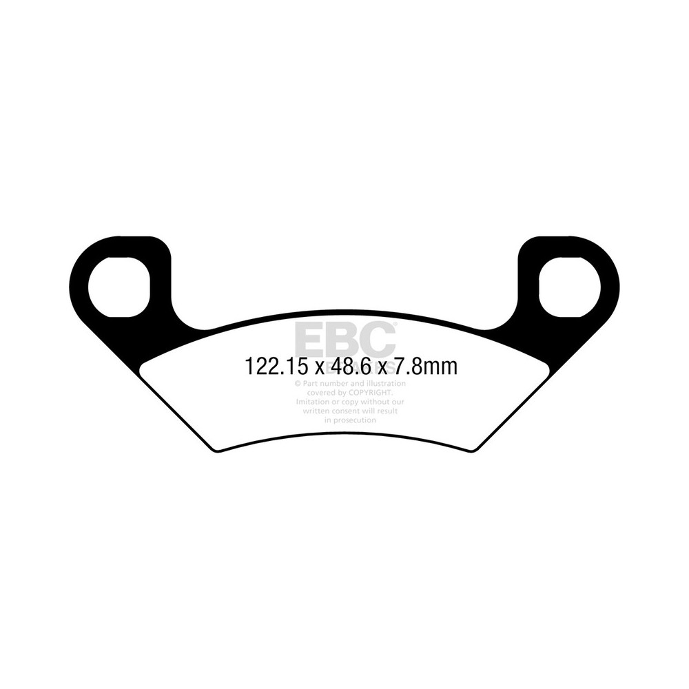 PASTIGLIE TT FA742TT POSTERIORE Wildcat 19-20 EBC