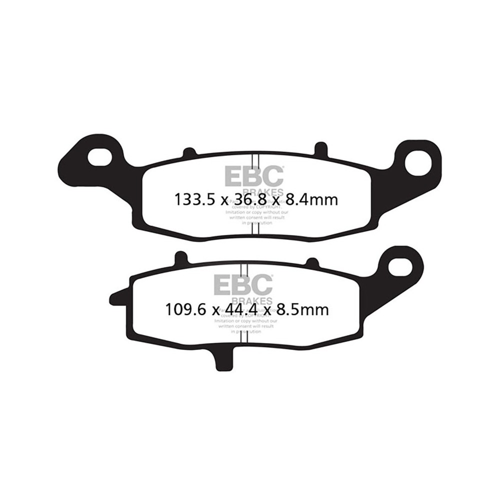 PASTIGLIE V SUZUKI SV 650 ANTERIORE DX VL 1000 Intruder EBC