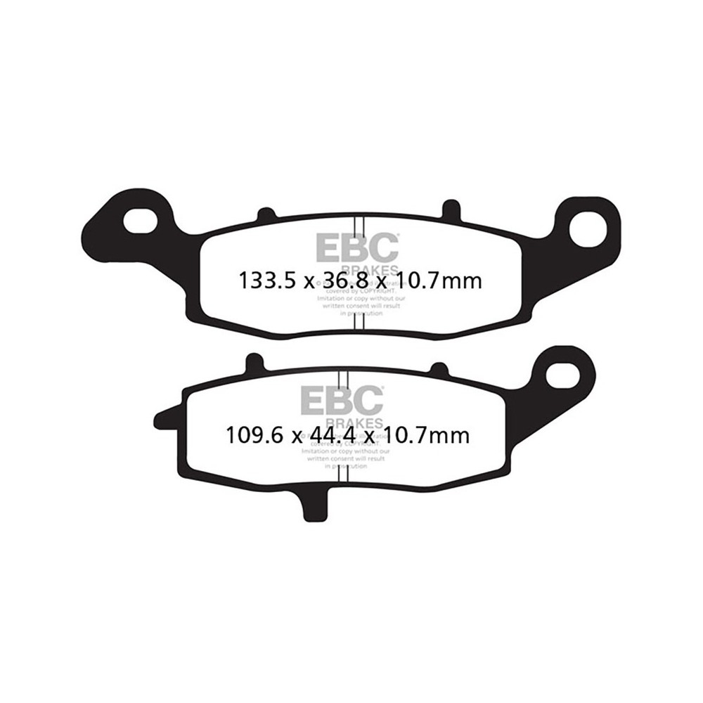 PASTIGLIE V KAWASAKI VN 170009-15 POSTERIORE Suzuki VZ 1500 Intrude...