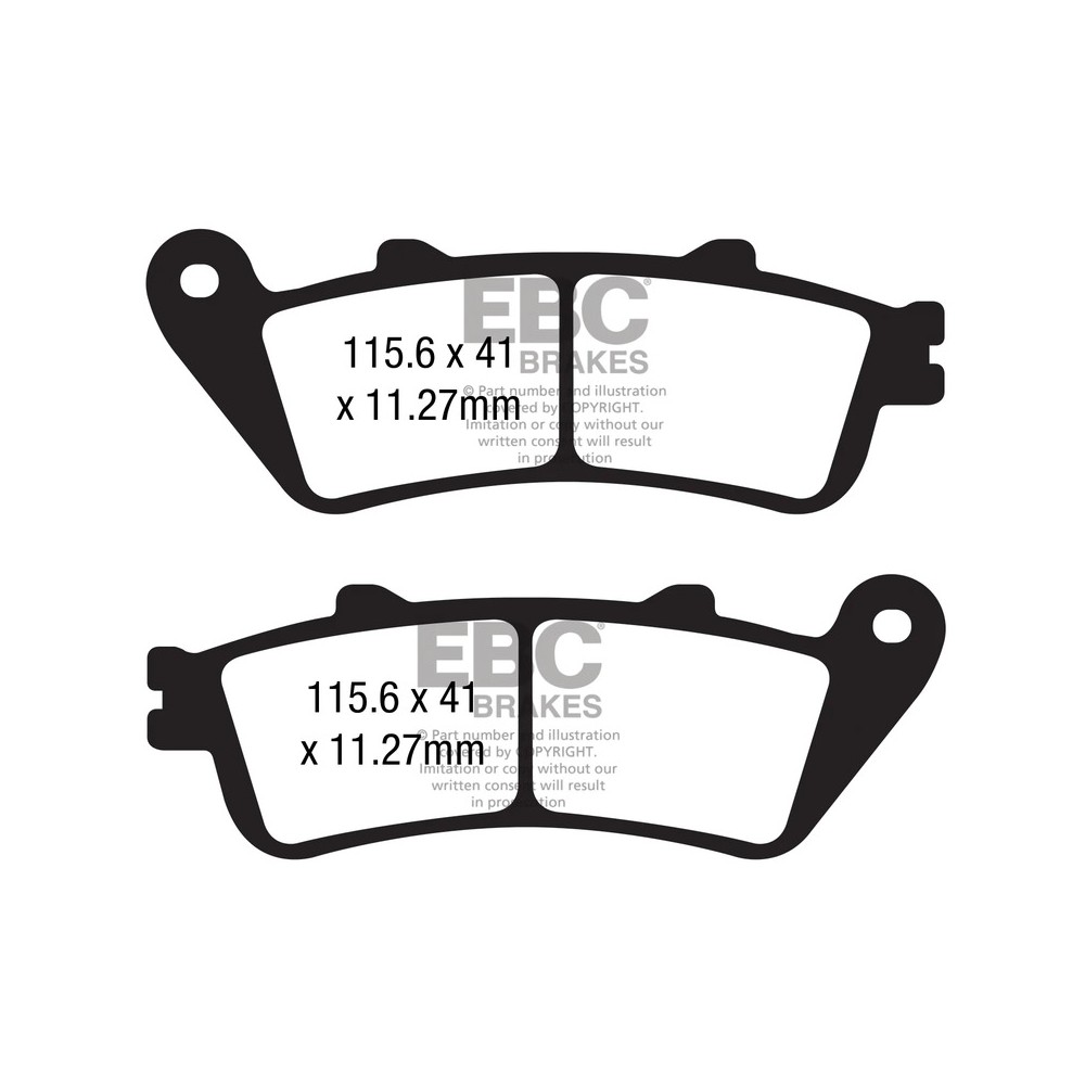 PASTIGLIE FA725V Yamaha Star Venture/Eluder 1800 18-22 EBC