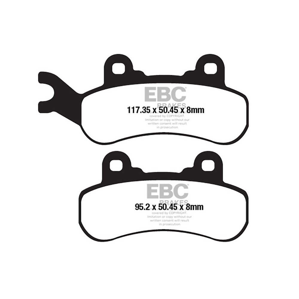 PASTIGLIE R CAN-AM DX500/799/976 Maverick 1000 17-28 EBC