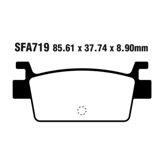 PASTIGLIE SFA KYMCO AK 550 Kymco AK 550 17- EBC