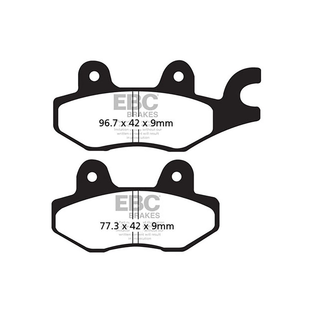 PASTIGLIE GPFAX SUZUKI BURGMAN125/200 14-21 ANTERIORE  EBC