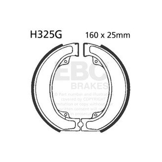 GANASCE HONDA CR 250R,XL 50079-81 SCANALATE Honda CR 250R 79-80 EBC