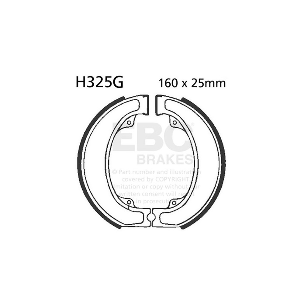 GANASCE HONDA CR 250R,XL 50079-81 SCANALATE Honda CR 250R 79-80 EBC