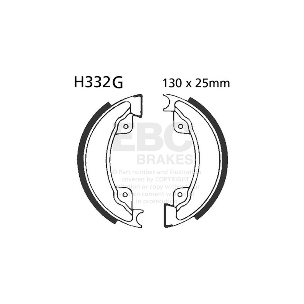 GANASCE HONDA XL 400/500 82-SCANALATE Honda XL 400/500 82- EBC