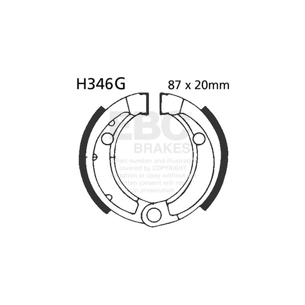 GANASCE HONDA TRX 70 86-87SCANALATE  EBC