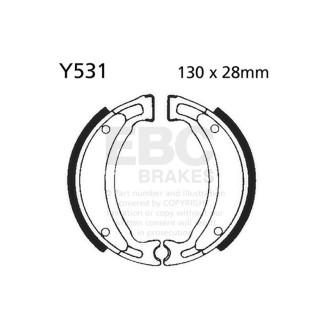 GANASCE AJS JS 125 09-15 AJS JS 125-E 09-15 EBC