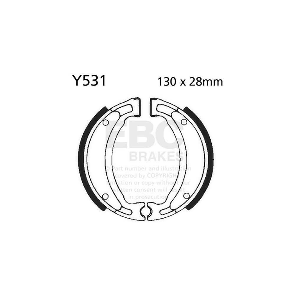 GANASCE AJS JS 125 09-15 AJS JS 125-E 09-15 EBC