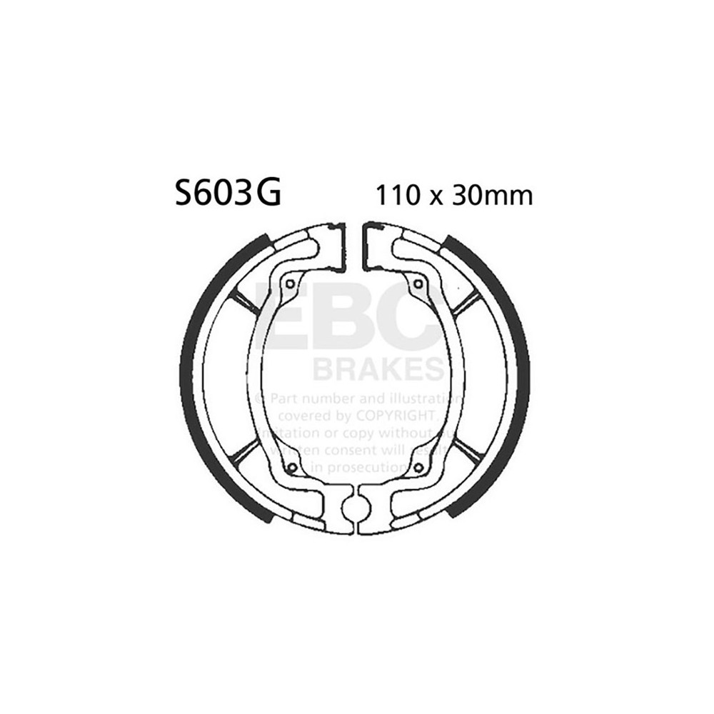 GANASCE KAWASAKI KLX 110 R 02-22 SCANALATE  EBC