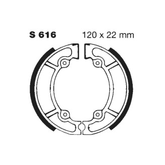 GANASCE SUZUKI RM 125/25081-87 SCANALATE Suzuki RM 125/250 81-87 EBC