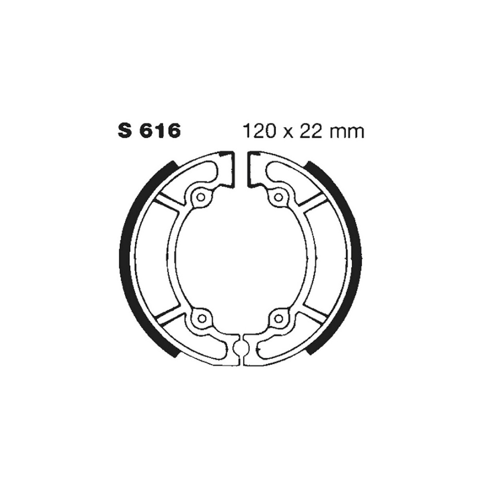 GANASCE SUZUKI RM 125/25081-87 SCANALATE Suzuki RM 125/250 81-87 EBC