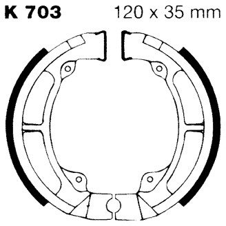 GANASCE KAWA KL250  EBC