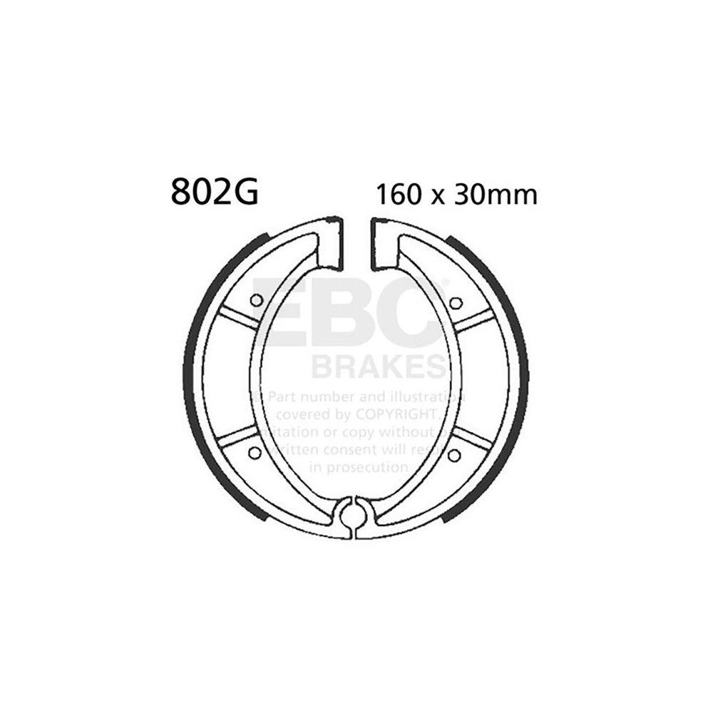 GANASCE HUSQVARNA WR 125/240/250/400/430 80-88 SCANALATE WR 125/240...