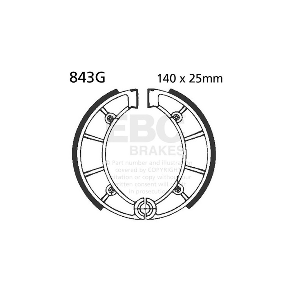 GANASCE FANTIC, GILERA Fantic Strada 50 73-82 EBC