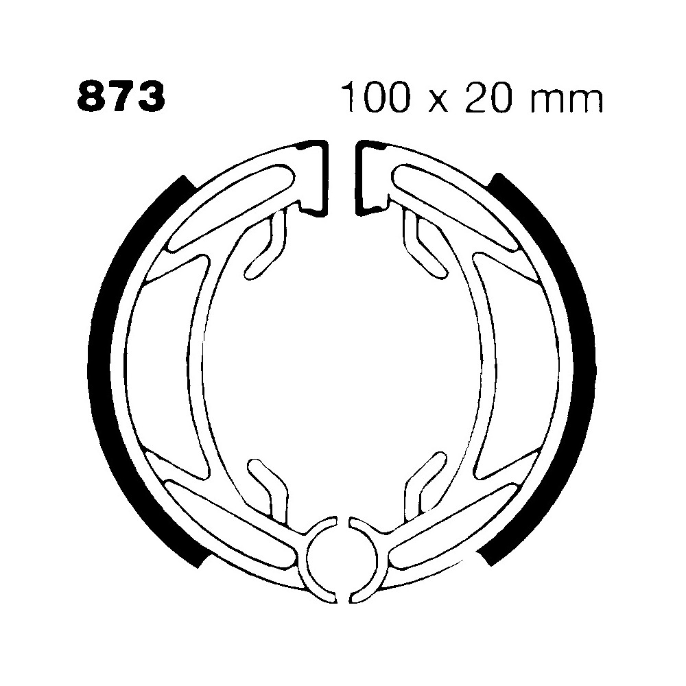 GANASCE MOTO BECANE ATOM/LELEU Moto Becane Atom / Leleu 50 88- EBC