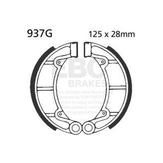 GANASCE HONDA -MONTESA COTA 123/200/242/349 84 SCANALATE  EBC