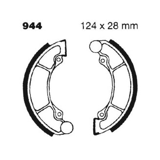 GANASCE CAGIVA RP 50/80 CROSS83- SCANALATE Cagiva WMX 125 79-85 EBC