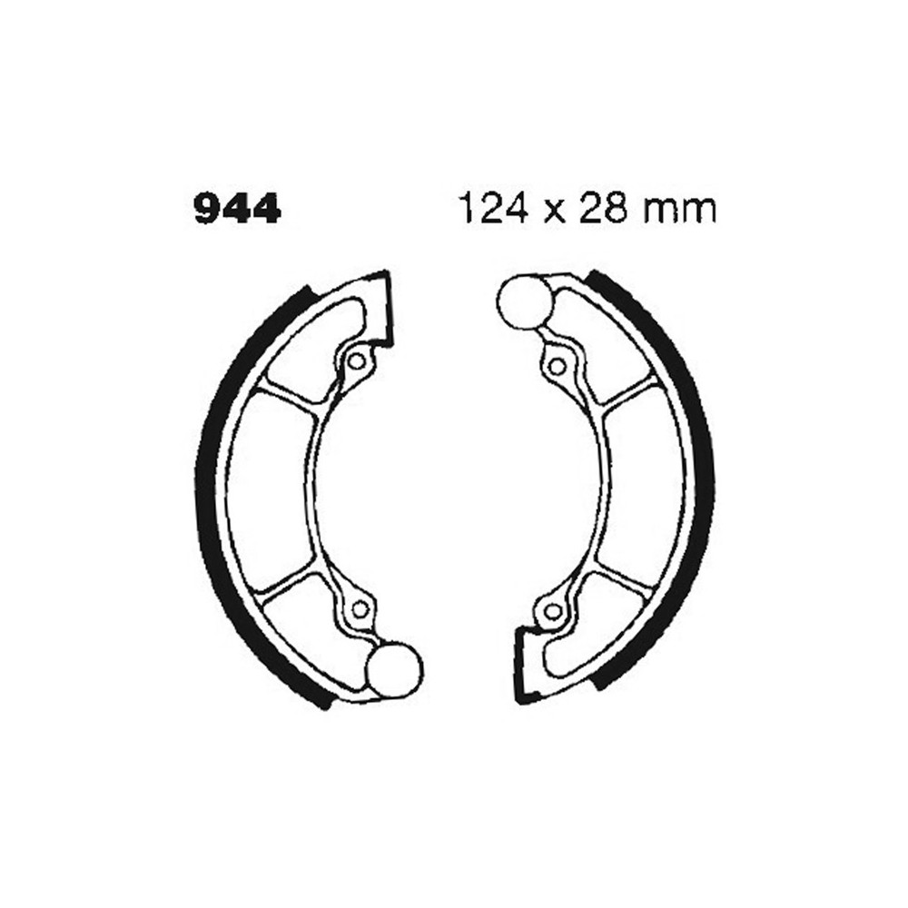 GANASCE CAGIVA RP 50/80 CROSS83- SCANALATE Cagiva WMX 125 79-85 EBC