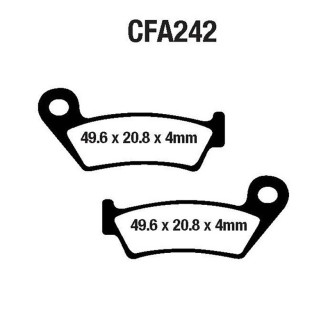 PASTIGLIE MTB CFA242 Mountain Bike EBC