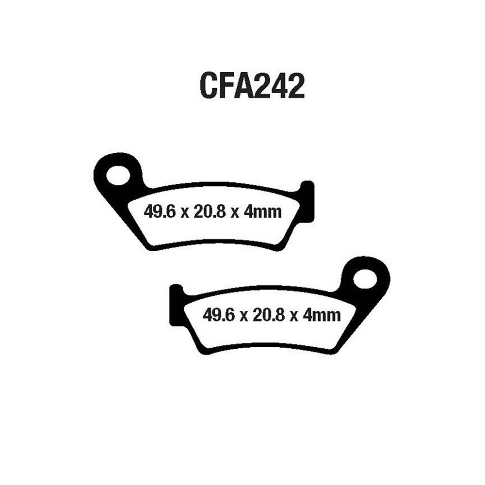 PASTIGLIE MTB CFA242 Mountain Bike EBC