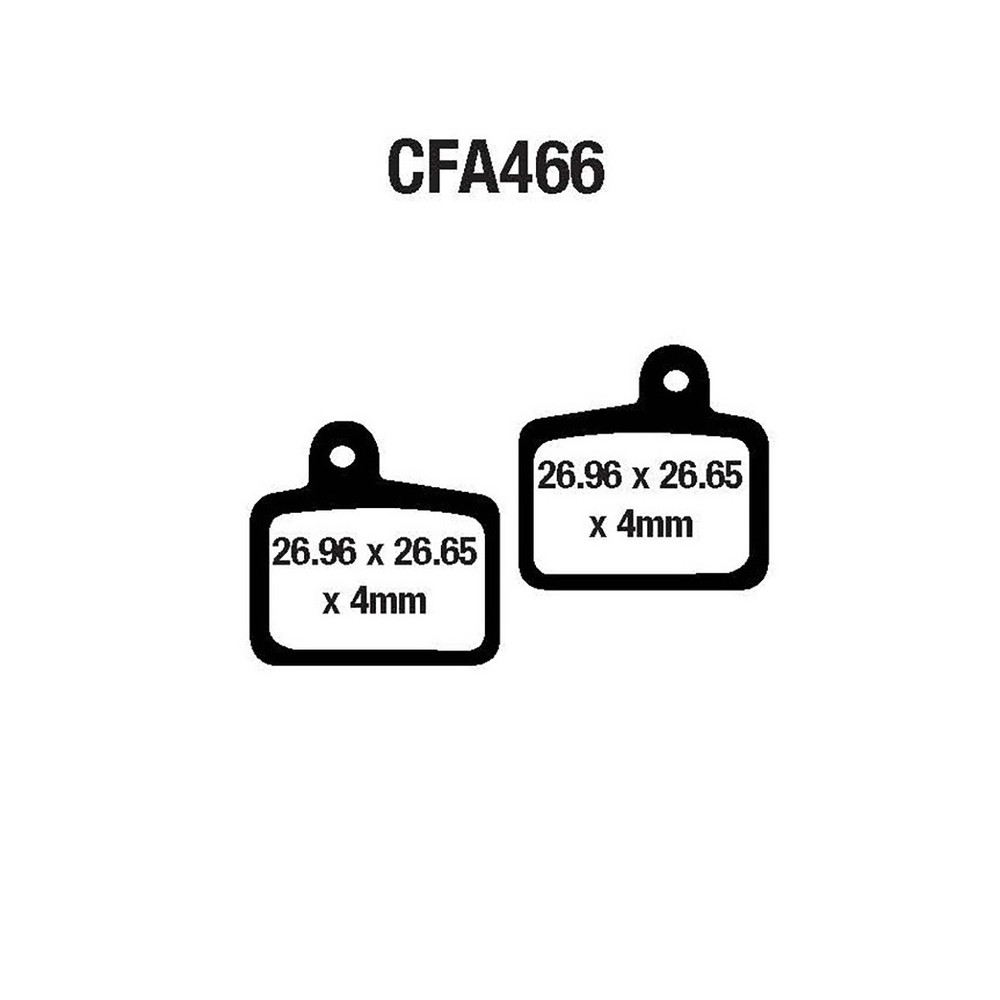 PASTIGLIE MTB CFA466 Mountain Bike EBC