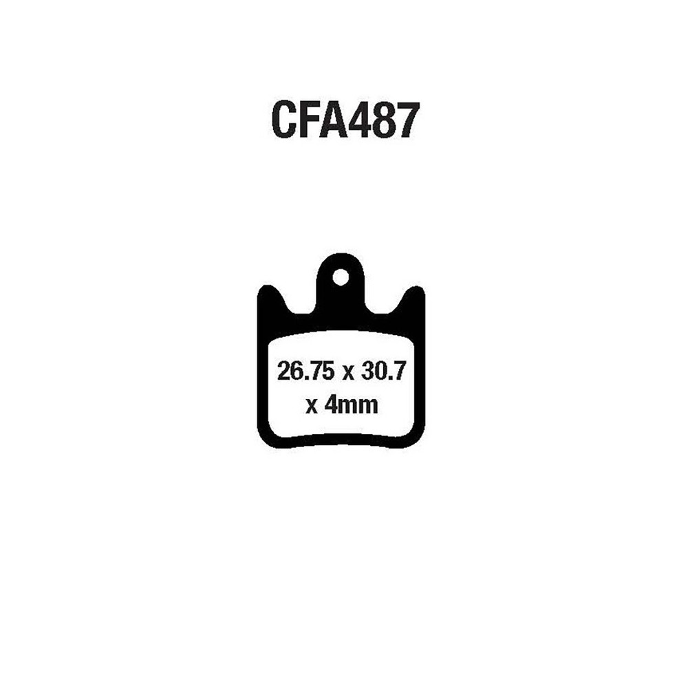 PASTIGLIE MTB CFA487 Mountain Bike EBC